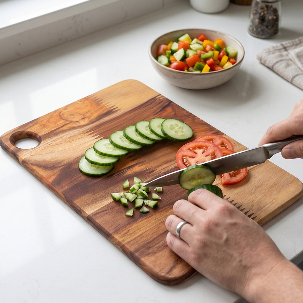 Wooden Chopping Board And Cutting Board For Kitchen 10 X 14 Inch (1 Pc)
