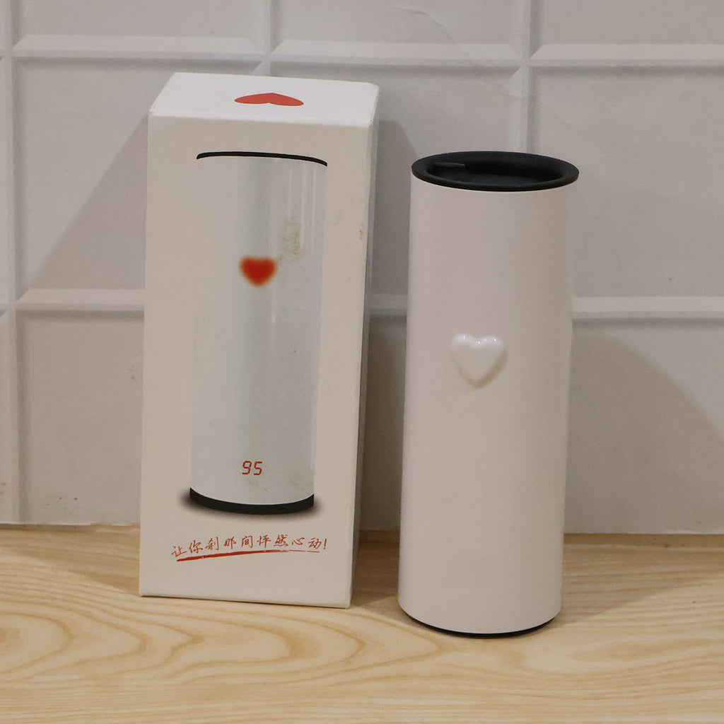 Temperature Display Travel Tumbler  Smart Insulated Water Bottle