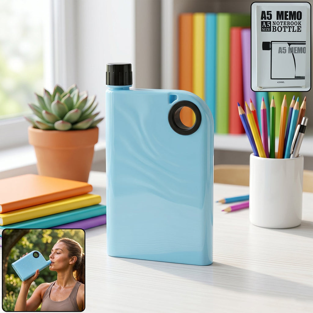 Water Bottle  Slim Portable  Leak-resistant For Daily Use