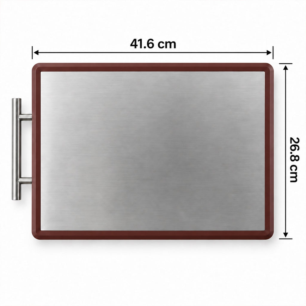 Heavy Duty Dual Sided Chopping Board With Handle For Everyday Kitchen Chopping